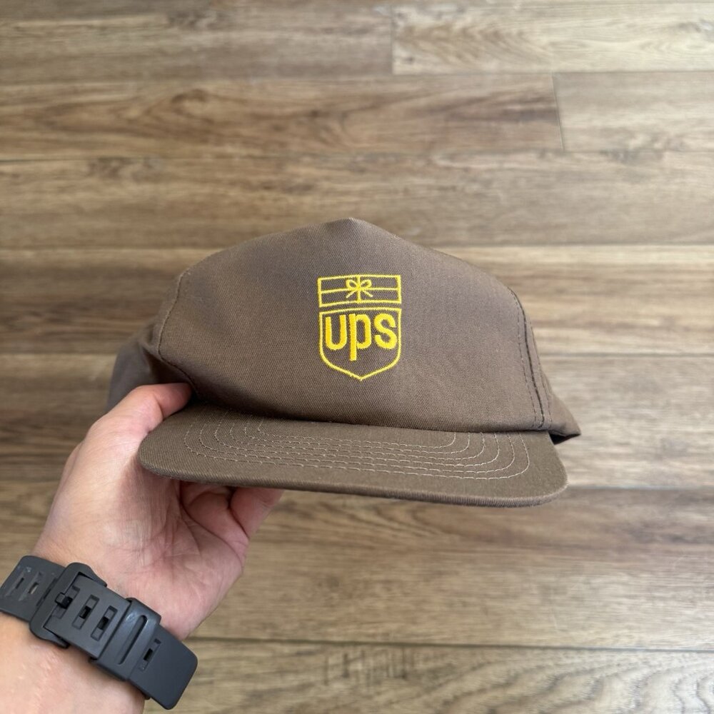 Vintage UPS Trucker Snapback Hat